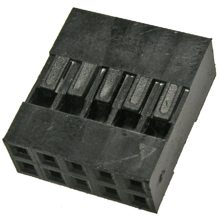 Гнездо для плат 2.54 мм RUICHI BLD 2x05 (BLD-10), 10 контактов