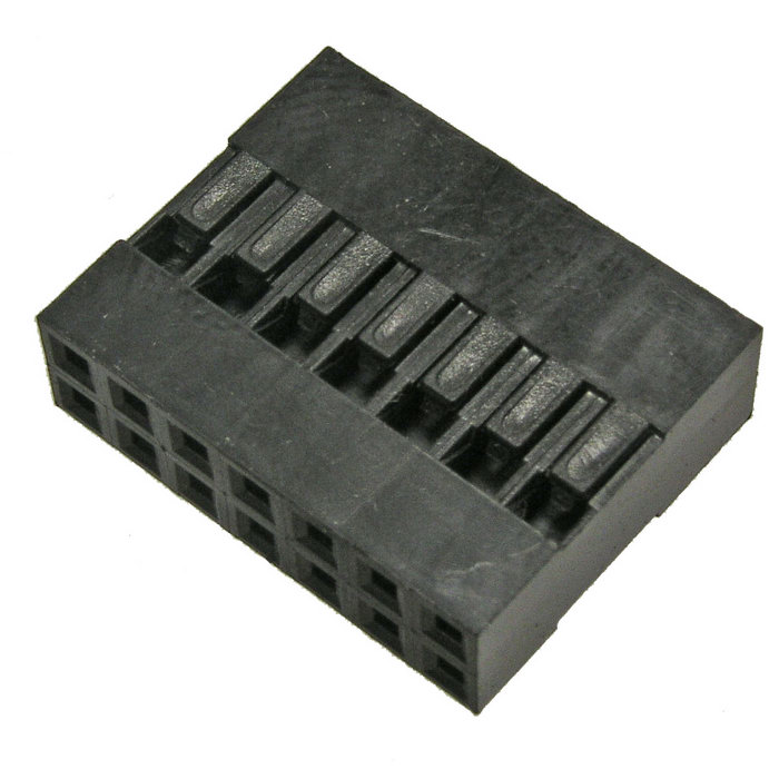 Гнездо для плат 2.54 мм RUICHI BLD 2x07 (BLD-14), 14 контактов