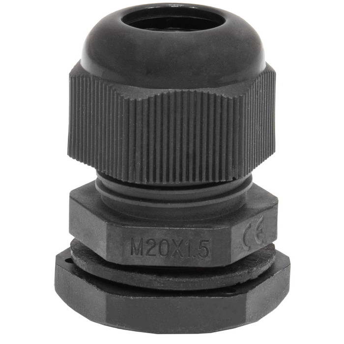 Кабельный ввод RUICHI M(G)20 (6-11) чёрный, полипропилен