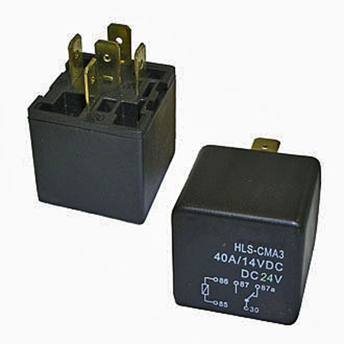 Электромагнитное реле RUICHI CMA3 24VDC (792H) 30A, Form C (on-on)