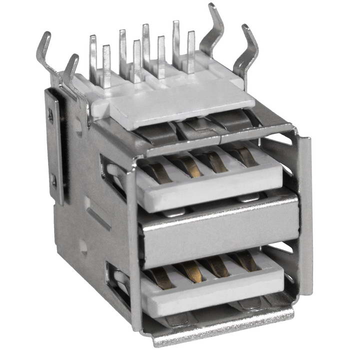 Разъём USB SZC USBA-2J (SZC), 2 гнезда
