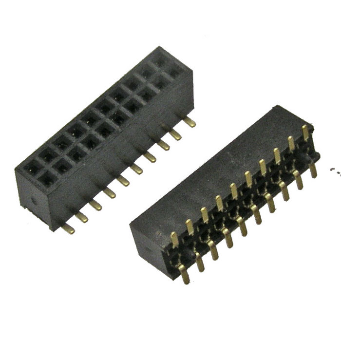 Гнездо для плат 1.27 мм RUICHI PBD1.27-20S, 20 контактов