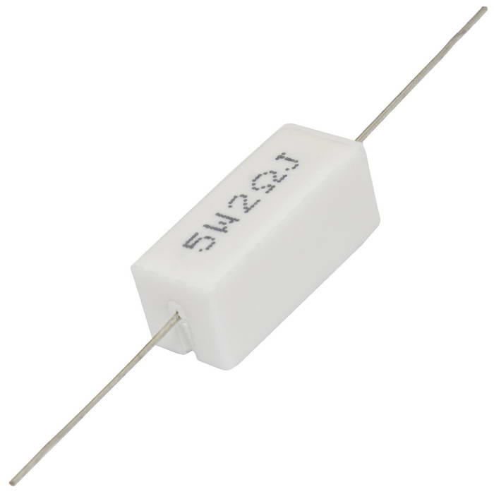 Мощный постоянный резистор XIN HUA RX27-1 2 Ом 5W 5% / SQP5, керамо-цементный  корпус