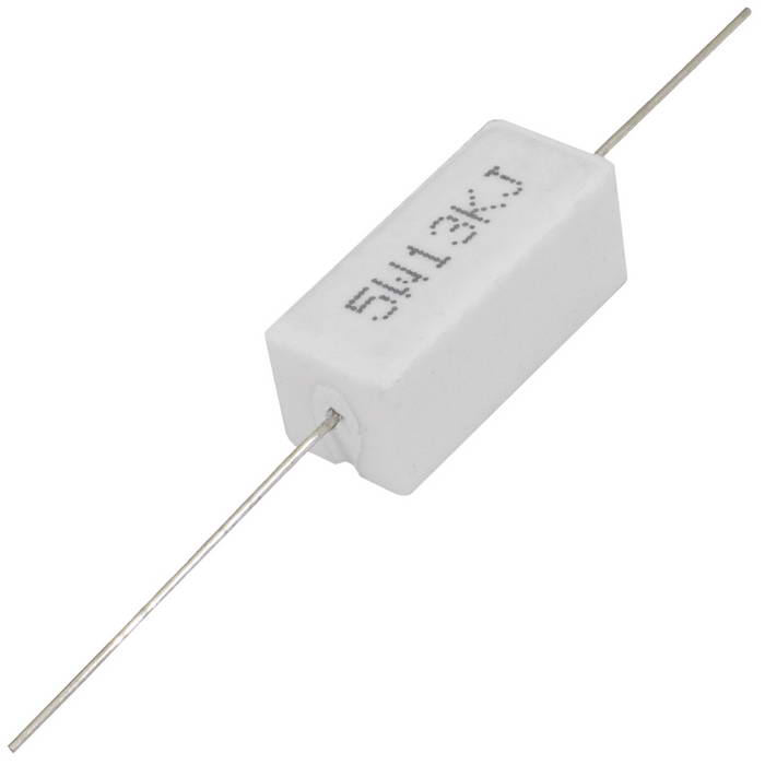 Мощный постоянный резистор XIN HUA RX27-1 13 кОм 5W 5% / SQP5, керамо-цементный  корпус