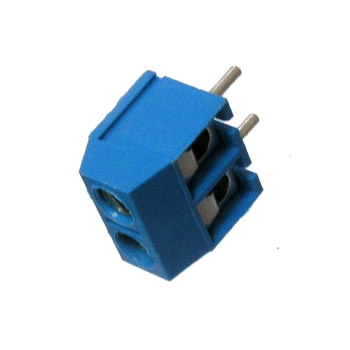 Винтовой клеммный блок RUICHI XY301V-A-2P на 2 клеммы M2.5, шаг 5 мм, 17.5 А, 22-14 AWG