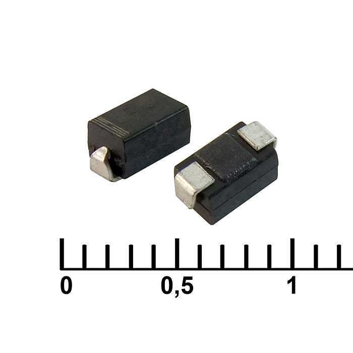 US1G MIC ультрабыстрый диод 400 В, 1 А, 50 нс, DO-214AC (SMA)