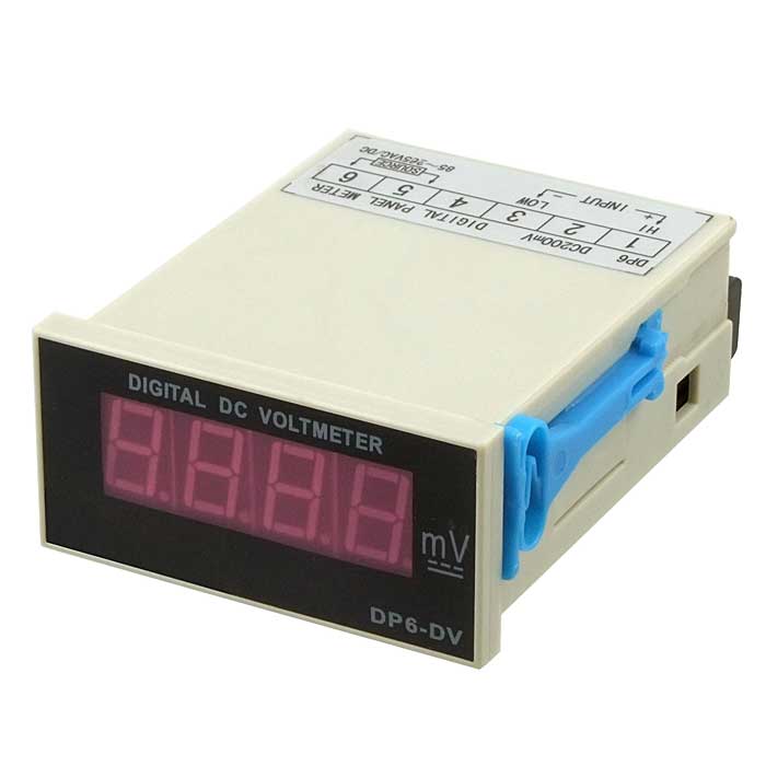 Вольтметр  RUICHI DP-6 2. 20. 200. 600V DC, цифровой