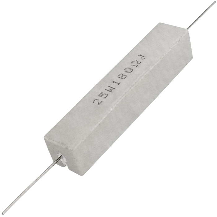 Мощный постоянный резистор XIN HUA RX27-1 180 Ом 25W 5% / SQP25, керамо-цементный  корпус