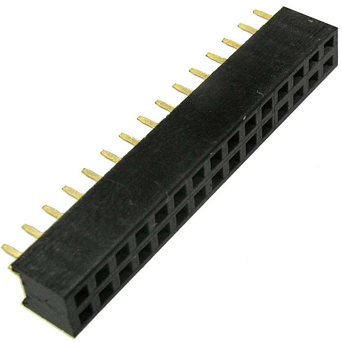 Гнездо для плат 2.00 мм RUICHI PBD2-30 (PBD2-2x15) 2.00 мм, 30 контактов
