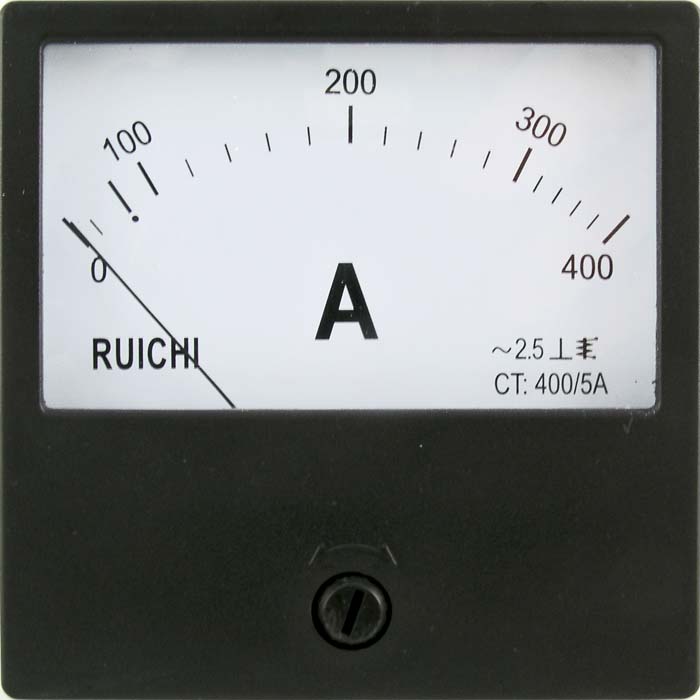 Амперметр переменного тока аналоговый RUICHI Ц42300 400/5 А, 50 Гц