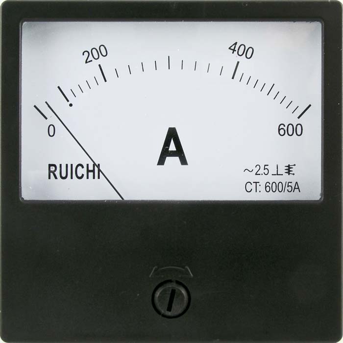 Амперметр переменного тока аналоговый RUICHI Ц42300, 600/5 А, 50 Гц