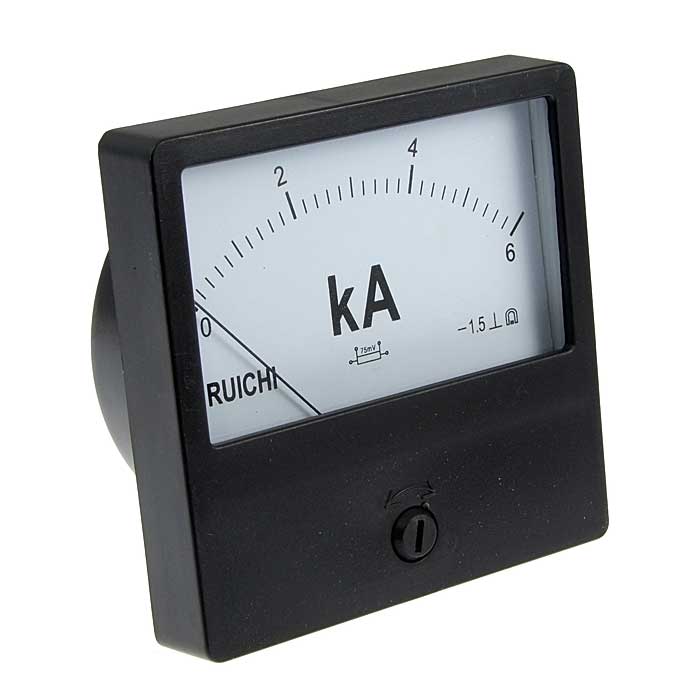 Амперметр постоянного тока аналоговый RUICHI М42300, 6 кА