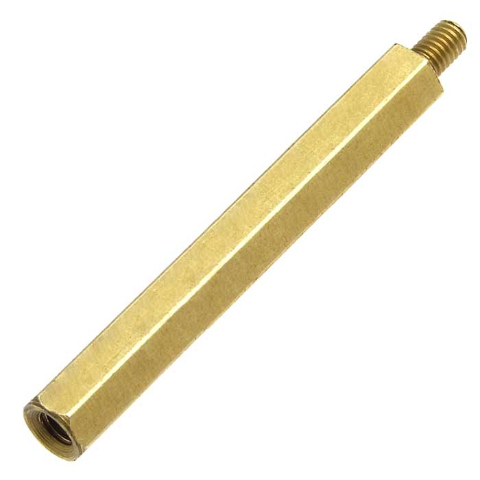 Стойка монтажная для печатной платы RUICHI PCHSN-40, шестигранная, латунная