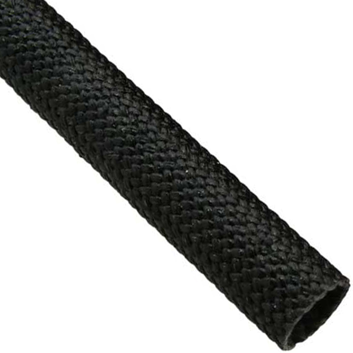 Силиконовая трубка RUICHI ТКСП Ф2.5 чёрная 1200V, армированная