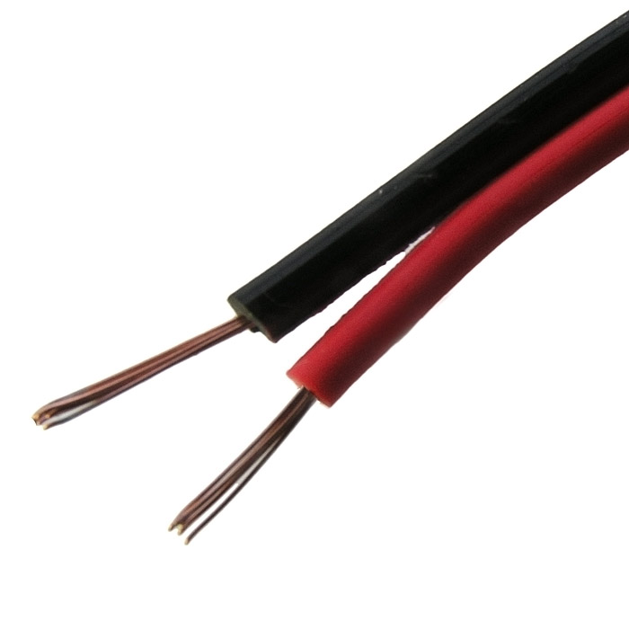 Акустический кабель RUICHI, 2x0.16 мм, CU+CCA, красно-чёрный