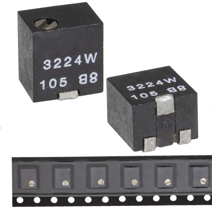 Подстроечный резистор RUICHI 3224W 1М (3224W-1-105)