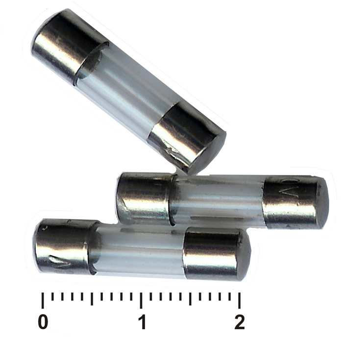 Предохранитель цилиндрический RUICHI S1014, 0.315 А, 250 В, -60…+85 °C, с плавкой вставкой
