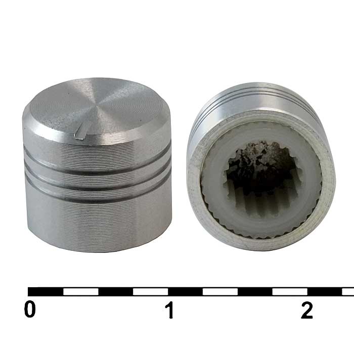 Ручка приборная RUICHI 11X10B, на вал с зубцами