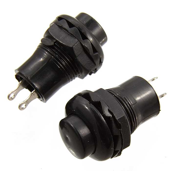 Кнопочный переключатель RUICHI MJ-R13-502, OFF-(ON), 1.5 A, 250 В