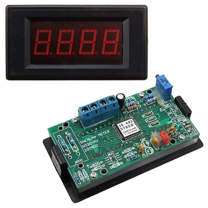 Вольтметр RUICHI SM3D-DV20, цифровой