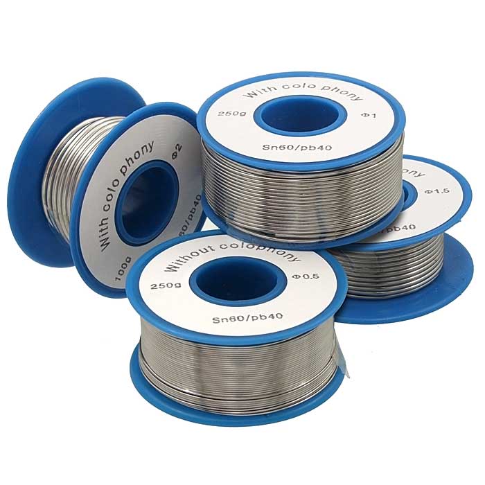 Припой RUICHI Sn60/Pb40 d2.0 мм 250g flux, катушка