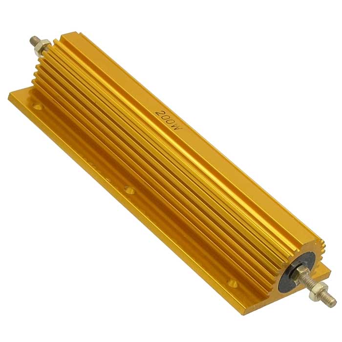 Мощный постоянный резистор RUICHI RX24 200W 5% 300R, алюминиевый корпус