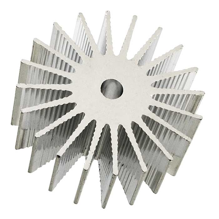 1W D=36 d=4.2 L=15, охладитель RUICHI, алюминиевый, 15 мм