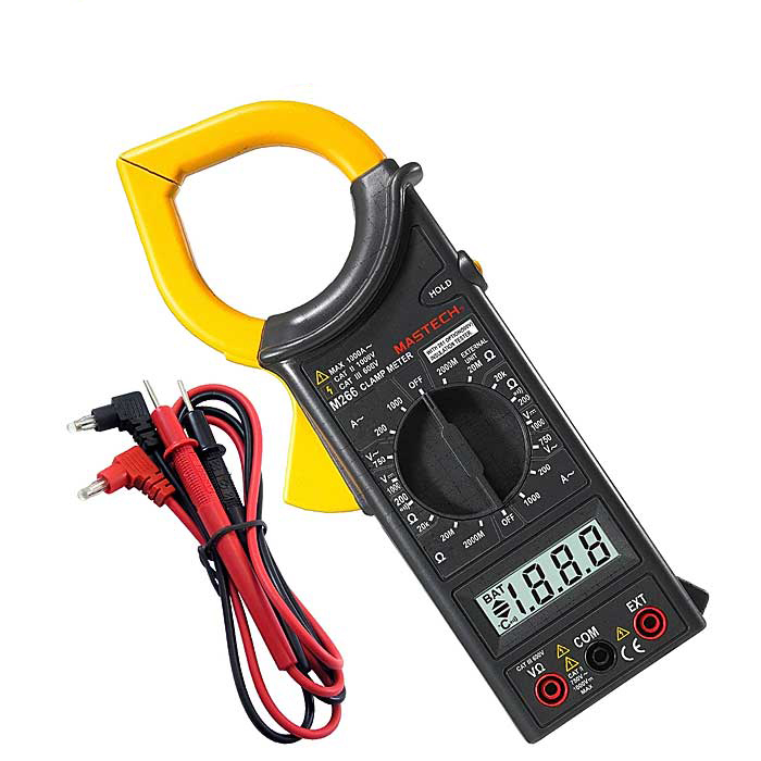 Клещи токоизмерительные с цифровой шкалой MASTECH M266, 1000 А