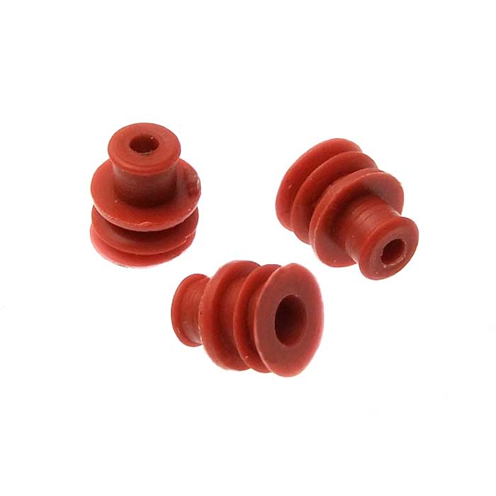 Разъём авт. соединитель RUICHI WIRE SEAL 1.5*6 мм красный, 12/ 24 (DC) В