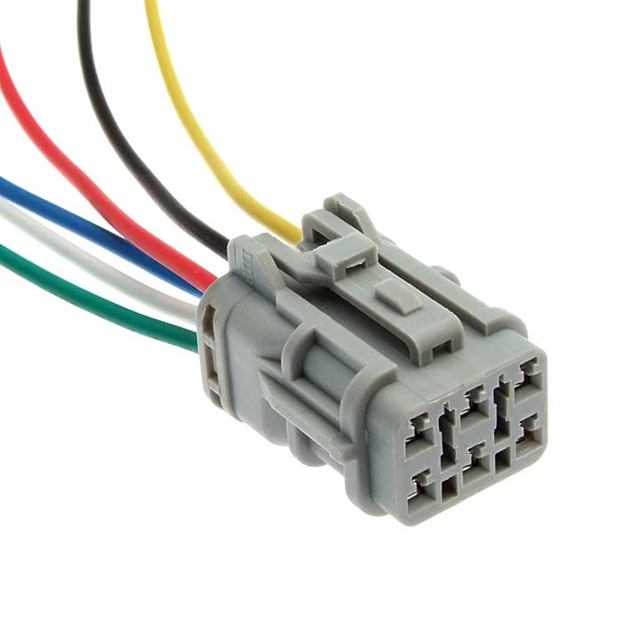 Разъём авт. соединитель RUICHI DJ7061-1.8-21 (18AWG 200 мм), 12/ 24 (DC) В