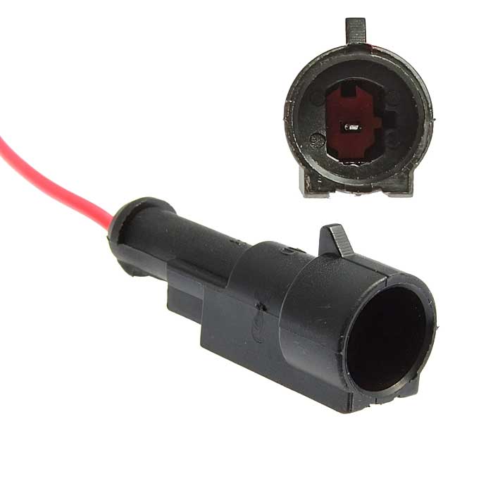 Разъём авт. соединитель RUICHI DJ7011-1.5-11 (18AWG 200 мм), 12/ 24 (DC) В