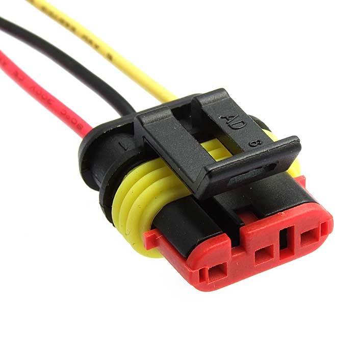 Разъём авт. соединитель RUICHI DJ7031-1.5-21 (18AWG 200 мм), 12/ 24 (DC) В