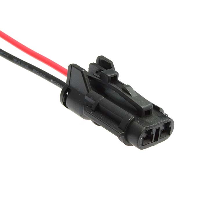 Разъём авт. соединитель RUICHI DJ7021-1.8-21 (18AWG 200 мм), 12/ 24 (DC) В