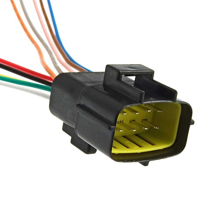 Разъём авт. соединитель RUICHI DJ7106-2-11 (20AWG 200 мм), 12/ 24 (DC) В