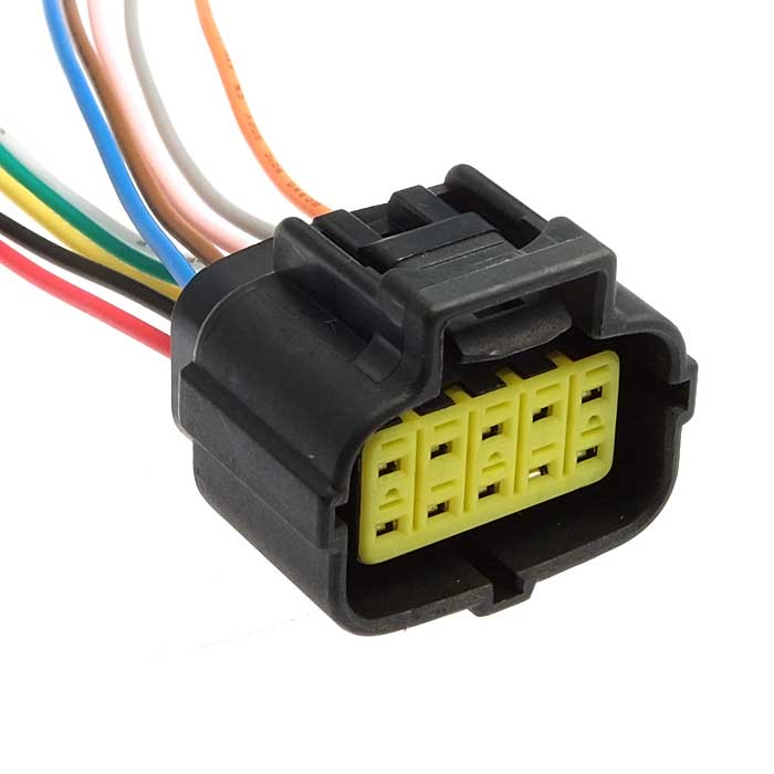 Разъём авт. соединитель RUICHI DJ7106-2-21 (20AWG 200 мм), 12/ 24 (DC) В